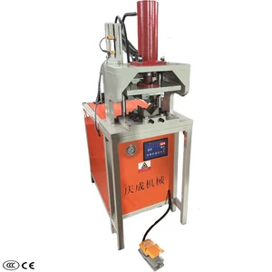 Single Head Hydraulic 90 Degree Angle Stainless Steel Pipe Punching Machine Steel Pipe Notch Cutting Machine