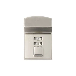 9970 Fashion Zinc Alloy 2-Digit Combination Lock Mini Briefcase Latch with Customized Color for Handbag and Men's Bags