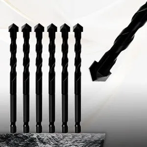 Wholesale Various Sizes Tungsten Cobalt Hard Alloy Long Hexagonal Straight Drill Bits Model 013 OEM Customized for Drilling
