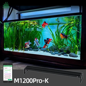 Week Aqua M Series Rgb Light Aquarium 2ft 4ft Centimetri Led Acquario Light 100w 120cm 300 Gallon Large Aquarium Lighting