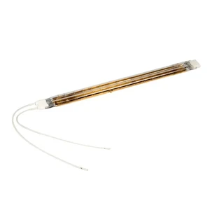 Electric Quartz Glass Bottle Blowing Double Tube Short Wave Infrared Heater Lamp for Paint Curing Furnace Machine