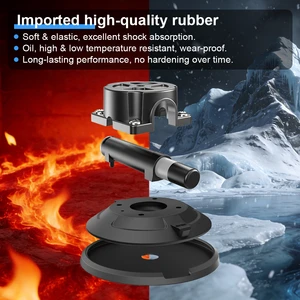 6 Inch Vacuum Suction Cup for Wall and Car Mount, Aluminum Alloy Screw Holder Bracket