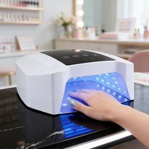 2025 Hot Sale Factory Direct Supply 72W Professional Cordless UV Led Nail Tech Table Lamp Rechargeable