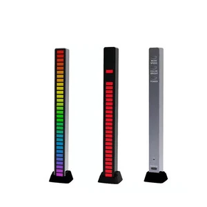 Rhythm Recognition Light Audio Magic Music Rhythm Lights Sound Activated Car 32 Bit Pickup Atmosphere Rhythm Lamp Bar for TV PC
