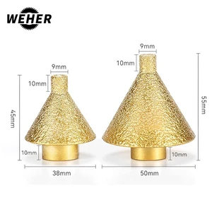 High-efficiency Diamond Bevel Chamfering Drill Bit Suitable for Tile Ceramic Hole Enlargement Trimming Chamfering