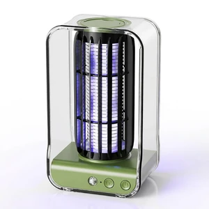 2026 New Sensor Rechargeable Electric Mosquito Killer Lamp UV Light Wave Trap Silent Shock Insect Zapper Wall Desktop Camp