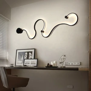 New Indoor Art Decor Lighting Home Design Modern Led Wall Scone Lamp for Hotel Rooms