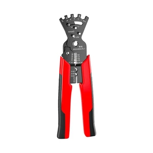 Electrician Wire Stripper Crimping Clamp Pliers Chrome Vanadium Steel Plastic Handle DIY Industrial Metric Terminal Plug
