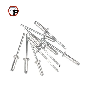 Wholesale Price Rivet Blind Head Domed Type Open 2.4-6.4mm DIN7337 Pop Rivets Aluminum
