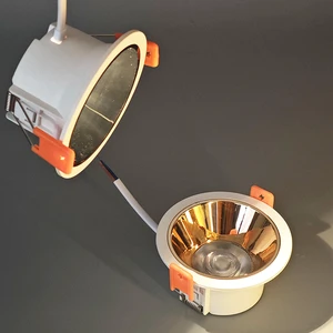 Office Building Recessed Downlight IP44 Aluminum 6000K Trimless Embedded LED Ceiling Light Industrial Spotlight