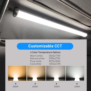 Super Waterproof IP69K Vapor Tight Light UL NSF LED Eco Triproof Light for Food Processing