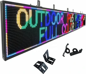 Business Store Advertising Board Customizable Size Outdoor Full Color Led IP65 Waterproof 5-Year Warranty Programmable Display