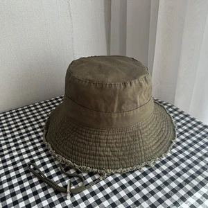 New Fashion Bucket Hats Custom Logo Summer Outdoor Women Sports Sunscreen Fisherman Cap