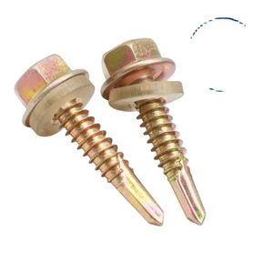 Customizable M2.5 Stainless Steel Grade 4 Hexagonal Self-drilling and Self-tapping Screws That Comply with ISO Standards