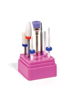 New Hot Sell 7Pcs Ceramic Nail Drill Bit Set Milling Cutter Rotary Burr Cuticle Bits For Manicure Pedicure