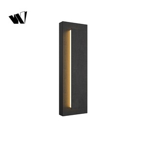 Poplar Pattern LED Outdoor Wall Lamp Garden Hotel Villa Suitable for Various Scenes IP65 Waterproof Wall Lamp 20W 400mm Long