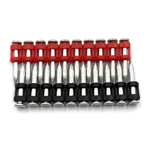Gas Pin Nail Zinc Plated 25MM 32MM Drive Pin Nail Stepped Point With Color Strip for Toua Gun