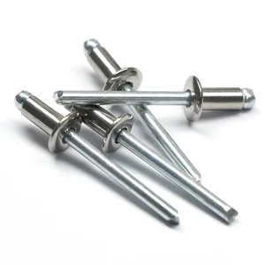 Origin Factory High Quality Stainless Steel Blind Rivet Pop Rivet Open End Type Binding Head Bright Finish ISO Standard