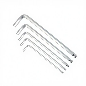WEST Carbon Steel OEM Allen Key Wrench Metric Extra Long L Type Double End Hex Key Matte Ball End Precision Forged for