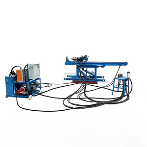 Portable Full Hydraulic Electric 380V DTH Foundation Pit Tunnel Slope Anchor Bole Hole Drilling Rig with 10m-70m Depth