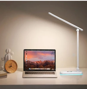 Wiscoon High Quality Rechargeable Night Led Table Hotel Bedside Home Decor Lighting Gold Oil Book Light Floor Reading Lamp