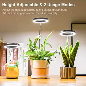 New Aluminum LED Plant Light Timer Dimmable Full-Spectrum for Simulation for Succulent Potted Plant Grow Supplemental Lamp