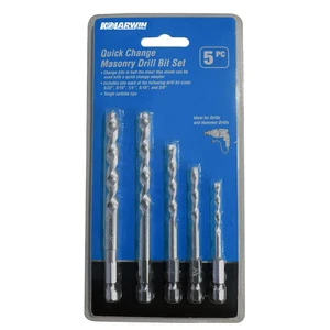 Kolarwin 5Pcs SDS Masonry Concrete Drill Bit for Concrete Brick Drilling
