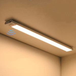 Modern Auto Motion Detection LED Night Light with PC Shade Cabinet for Kitchen and Bedroom Storage Spaces up Direction