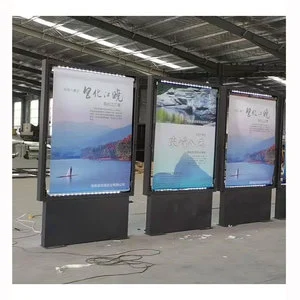 Long Service Life Waterproof Outdoor Advertising Light Box 10000 Lumens LED Billboard for Street Metro Station Shopping Mall
