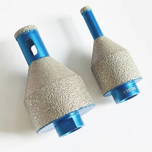 Diamond Finger Milling Bit Chamfer Bit for Enlarging Existing Holes in Porcelain Ceramic Tile Granite and Marble