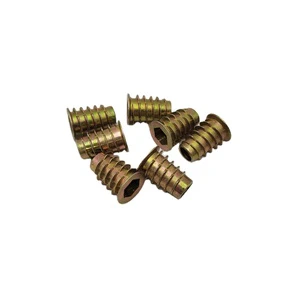 High Quality and Durable Carbon Steel Screw-in Wood Threaded Bushing Insert Nut