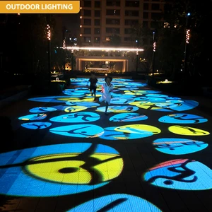 80W Premium Advertising Projector With LED Light Source IP67 Rated for Enhancing Nighttime Visibility of Business or Brand