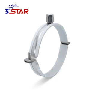 4 Inch 5 Inch 6 Inch Hanging Gi Pipe Clamp Rubber Hose Clamp with Screw for Pvc Pipe