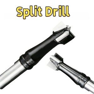 TOOLSWANG Multi-Size Split Drill Bit Set - Versatile Drilling for Wooden Planks & Panels