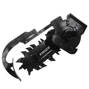 Hot Sale Farm Hydraulic Trencher With Chain Saw Ditching Trenching Machine Excavator Trencher