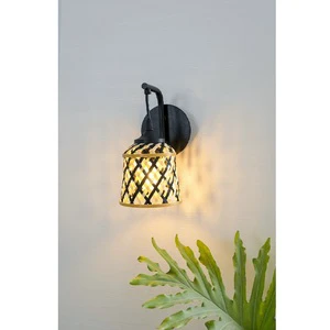 Applique Bursa Bicolore Light Wall Indoor Bamboo Lamp Modern Decorative Mounted Indoor Wall Lamp for Home Hotel Be