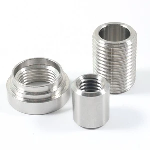 WXSNY High Pressure NPT Thread Stainless Steel Female Male Cylindrical Threaded Sleeve Bushing