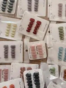 Handmade Wear Nail Wholesale High-end Nude Stall Live Cat Eye Drainage Mixed Batch Glitter Cat's Eye Random Hair