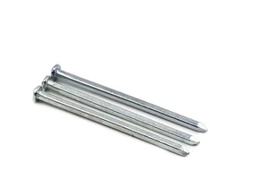 Iron Zinc Plated Smooth Shank Brad Head Square Boat Nail-DIY Grade