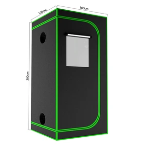 100x100x200 Grow Tent Complete Kit Tent LED Full Spectrum Grow Light Iron Carbon Filter Duct Fan Air Duct Hydroponic Growing