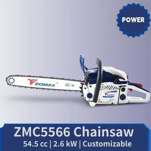 ZOMAX Farm & Ranch Chainsaw Automatic Oiler With Adjuster, Wrap-Around Handle, High Torque, Ideal For Sloped Terrain Cutting
