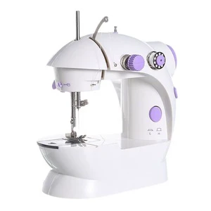 202 Small Electric Home Automatic Sewing Machine Home Version Sewing Portable Table Foot Sewing Machine with Light