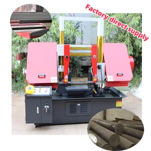 Chinese Manufacturing Factory Direct Horizontal Hydraulic Saw Machine Large Automatic Metal Cutting Machine