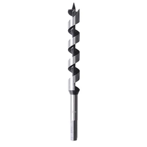 230mm Carbon Steel SDS Plus Shank Wood Auger Drill Bit for Deep Hole Boring Smooth Clean Wood Drilling