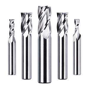 Factory Custom 3-Flute Solid Carbide Milling Tools Milling Cutter 4mm Shank for Aluminum End Mill Applicable OEM ODM Available