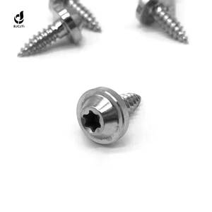 High Quality Titanium Alloy Self Tapping Screws, Lightweight & Smooth Finish, Great for Bicycle Parts, Motorcycle Accessories