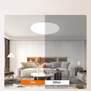 LED Flush Mount Light Round Ceiling Lamp For Wet Room And Damp Area Lighting