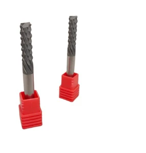CVD Diamond Coating Corn Teeth Carbide End Mills Milling Cutter for High Quality CFRP Machining
