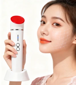 Handheld Red & Near Infrared LED Light Therapy Device Multi-Wavelength Anti-Aging Wrinkle Removal Facial Skin Care Machine