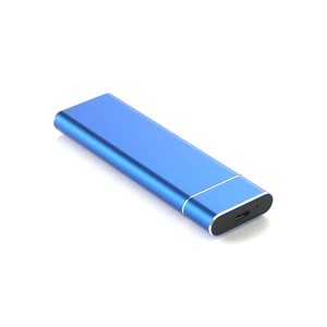 M.2 NVME Type C Aluminum Portable Solid State HDD Enclosure External Mobile Hard Drive Case with Hard Shell